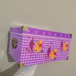 Purple vintage Winnie the Pooh keepsake Box